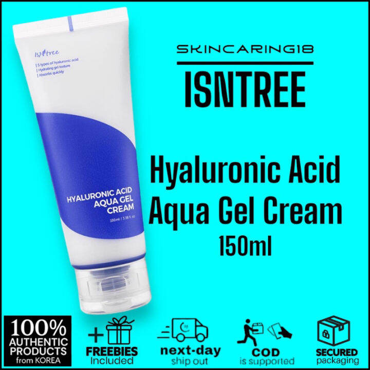 ISNTREE Hyaluronic Acid Aqua Gel Cream 100ml By SkinCaring18 Lazada PH