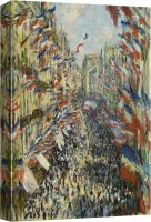 ศิลปะบนผืนผ้าใบสำหรับติดกำแพง1ชิ้น-Rue Mongorgueil ในปารีสโดย Claude Monet ภาพประกอบทางวัฒนธรรมประวัติศาสตร์อิมเพรสชั่นนิสม์-ศิลปะบ้านสมัยใหม่,ตกแต่งผนัง,แขวนได้ในห้องนั่งเล่น,ห้องนอนและสำนักงาน