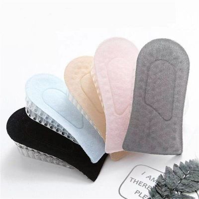 1 Pair Inner Heightening Insole Invisible Silicone Height Increase Insoles Foot Pad Shoe Lift Rthopedic Massaging Feet Care Tool