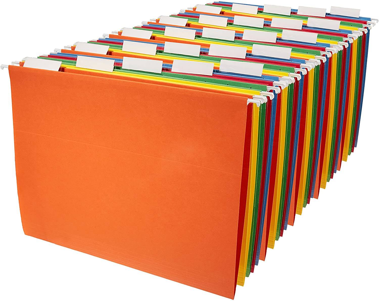 Letter Size AmazonBasics Hanging File Folders 25-Pack Green 