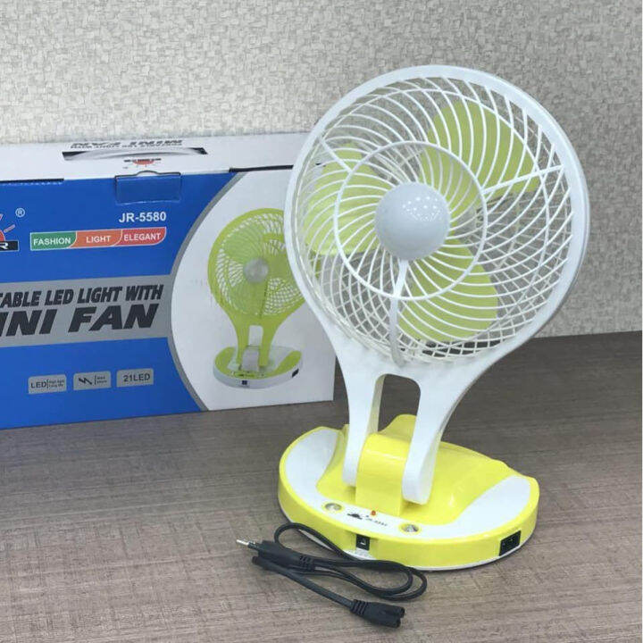 [CỠ TO] QUẠT SẠC ĐIỆN MINI FAN CÓ LED PHÁT SÁNG CỰC MÁT GẤP GỌN ĐƯỢC