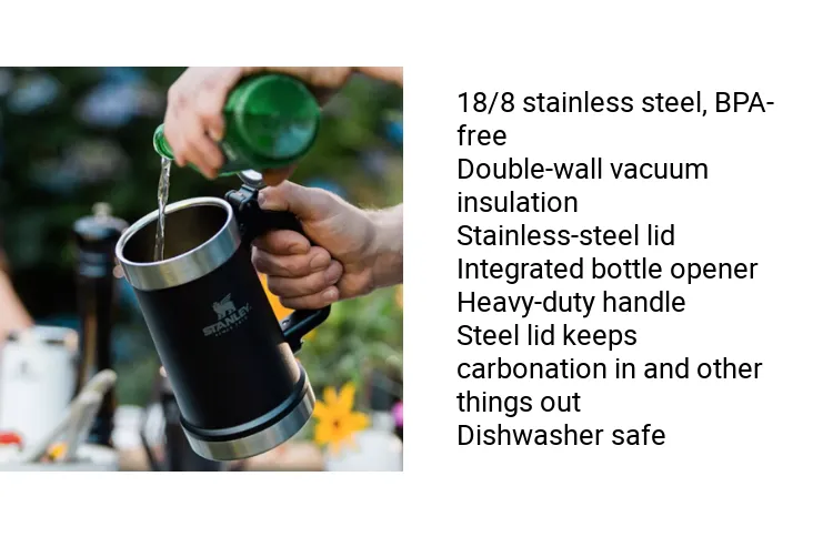 Stanley 24 oz Classic Bottle Opener Beer Stein