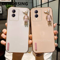 DKHORSING เคสซิลิโคนนิ่มกระต่ายคริสตัลน่ารัก,ใหม่เคสโทรศัพท์ VIVO Y17S ป้องกันกล้อง Y17s VIVOY17S ฝาครอบหลัง