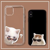 cats เคสไอโฟน iPhone 8plus Xr Xs X max เคสมือถือ 8พลัส 12 14 13 pro 7 8เคส นิ่ม 7plus โปร่งใส