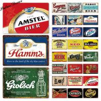 2023Beer Sign Metal Sign Plaque Metal Vintage Pub Tin Sign Wall Decor for Bar Pub Club Man Cave Tin Plates Metal Beer Poster(Contact seller, free custom pattern)