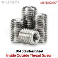 ☎ Inside Outside Thread Adapter Screw Wire Thread Insert Sleeve Conversion Nut Coupler Convey M2/ M12 304 Stainless Steel