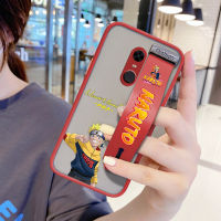 UCUC เคสโทรศัพท์เคสสำหรับ Xiaomi Redmi 5 Plus (มีสายรัดข้อมือ) กันกระแทก Frosted กลับการ์ตูนตุ๊กตาอุสึมากินารูโตะสำหรับชายขอบฝาครอบเลนส์ป้องกันเลนส์โทรศัพท์บางเฉียบเคสโทรศัพท์