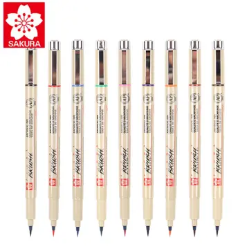 SAKURA PIGMA Micron Pens Needle Tip 003 005 01 02 03 04 05 08 Brush Fine