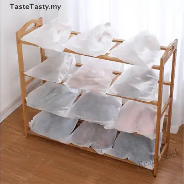 10Pcs/Set Shoe Dust Covers Non-Woven Dustproof Drawstring Clear Storage Bag  Travel Pouch Shoe Bags Drying Shoes Protect Shoes