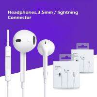 Headphones,3.5mm / lightning Connector (Built-in Microphone &amp; Volume Control) in-Ear Stereo Headphones Headset