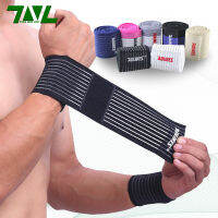 1คู่ผ้าฝ้ายผ้าพันแผลยืดหยุ่นสายรัดข้อมือสนับสนุนรั้ง Carpal Protector cers สำหรับ Wrap Band Cross การฝึกอบรม Gym Fitness