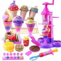 เครื่องทำเส้นหมี่ Play House ของเล่นเด็ก ชุดโคลนสี เครื่องทำไอศกรีม สีโคลน สีโคลน Plasticine