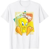 2023 NEW2023ใหม่ฤดูใบไม้ผลิและฤดูร้อน Looney Tunes Tweety Tawt I Tawt ผู้ใหญ่เสื้อยืด-เสื้อยืดผู้ชาย