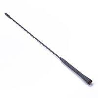 【cw】 16 Inch Car Anti noise Roof Mast Whip Stereo Radio FM/AM Amplified Antenna ！