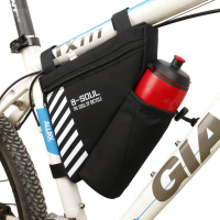 Uploading Triangle Cycling Bicycle Bags 2021 Waterproof Triangle Bag Storage Mobile Phone MTB Water Bottle Baghot