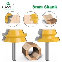 【LZ】 LAVIE 2pcs 8mm Shank Lock Miter Tenon Router Bits 22.5 Degree Glue Joinery Milling Cutter Set for Wood Woodwork Cutter MC02065