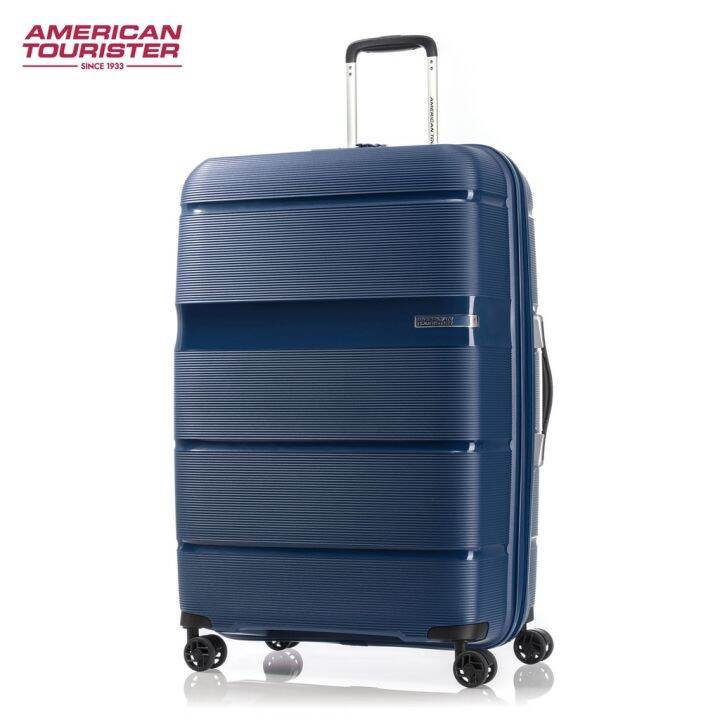American Tourister Linex Spinner L - Valigia Grande Blu Navy, 102 Litri - Foto 2