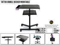 ชั้นวางอุปกรณ์สัก -โต๊ะเขียนแบบ ราคาประหยัด  DOUBLE DECK TATTOO WORKTABLE BY AVA