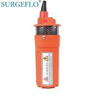 ปั๊มน้ำบาดาลโซล่าเซลล์ 12 โวลต์ (12VDC) submersible pump SURGEFLO ส่งสูง 70 เมตร SKU-068