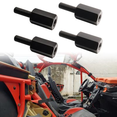 4PCS Seat Height Adjuster ATV Seat Riser Lift Mount Kits For Can-Am Maverick X3 UTV Lift Up Seats Passenger Driver Side