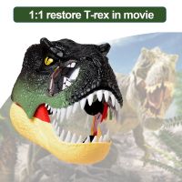 คอสเพลย์3มิติหน้ากากไดโนเสาร์ Tyrannosaurus Rex เอฟเฟ็กต์เสียงแฟชั่นสุดเจ๋งหมวกสัตว์ในตำนานหมวกปาร์ตี้หน้ากากฮาโลวีน