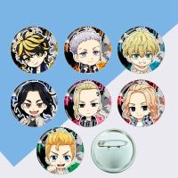 Tokyo Revengers Badges คอสเพลย์อนิเมะ Manjiro Ken Takemichi Hinatsushi Chibi เครื่องแต่งกายของขวัญหมุดปักหน้าอกการ์ตูน