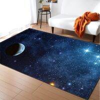 （A SHACK） UniverseCarpet ForRoom Decor Soft Memory FoamBedroomMat พรมปูพื้น3DPlanet Parlor พรมปูพื้น