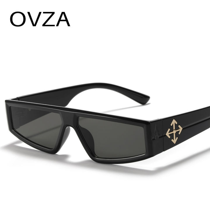 ovza-พังก์สตรีแว่นกันแดดเสื้อผ้าแบรนด์2022แฟชั่นแว่นตาชายแคบกรอบ-s045