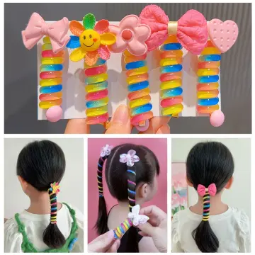 Baby Hair Ties With Bows For Toddler Elastic Ponytail Holders Small Hair  Ties For Baby Girls Hair Accessories - Walmart.com