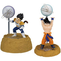 Goku VS Vegeta ของแท้ JP แมวทอง - Ichiban Kuji Banpresto [โมเดลดราก้อนบอล] (2 ตัว)