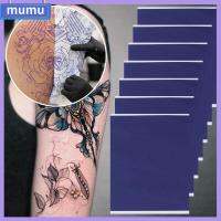 MUMU 15 Sheets ทนทานต่อการใช้งาน อุปกรณ์เสริมสำหรับสัก สำหรับสัก ลายฉลุด้วยความร้อน 4ชั้นค่ะ กระดาษถ่ายโอนรอยสัก ขนาด A4