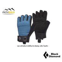 BLACK DIAMOND Mens Crag Half-Finger Gloves ถุงมือ ถุงมือครึ่งนิ้ว