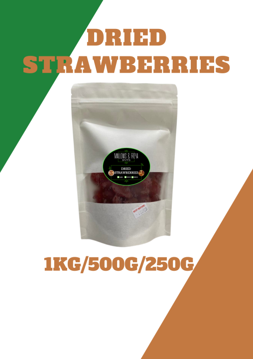DRIED STRAWBERRIES (250G/500G/1KG) Lazada PH