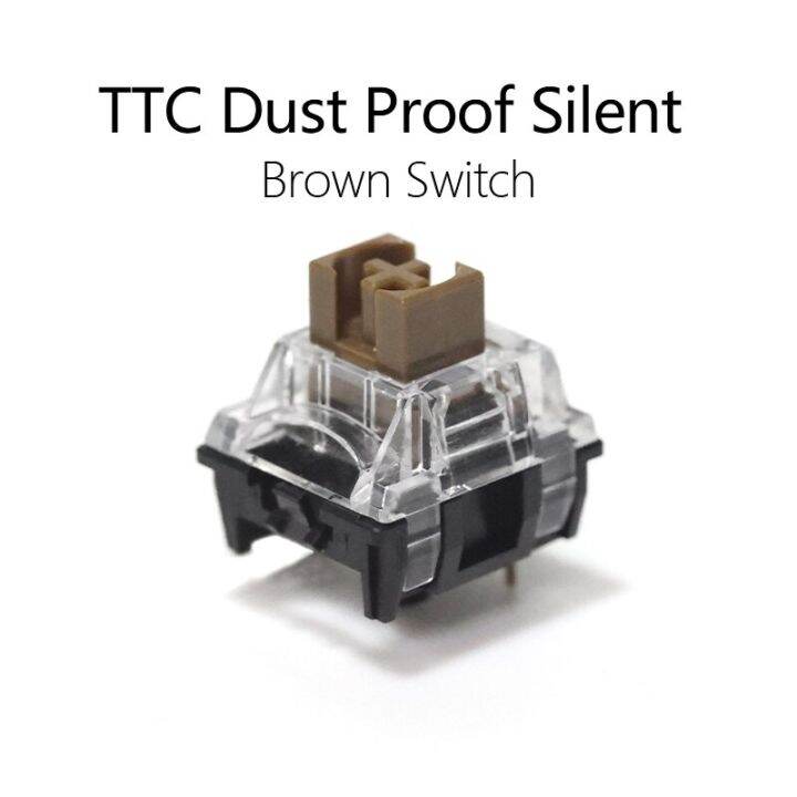 Chosfox TTC Dust Proof Silent Brown Switch for Gaming Mechanical