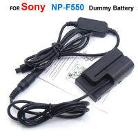 F960 F970 Coupler NP-F550 Dummy แบตเตอรี่ USB Type-C สายไฟ Fit DK-415สำหรับกล้อง และไฟวิดีโอต่างๆ