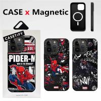 CASETIFY【Venom Spider-man poster】เคสโทรศัพท์มือถือ กันกระแทก ลาย Marvel พร้อมกล่องใส่ สําหรับ iPhone 14 Pro Max 12 13 Pro Max