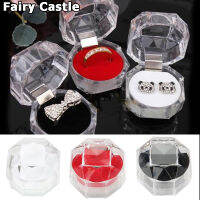 【Fairy Castle】กล่องเครื่องประดับเพลกซิกลาสแฟชั่นกล่องเป็นวิธีที่ยอดเยี่ยมในการแสดงแหวนกล่องเครื่องประดับสำหรับแหวนเครื่องประดับออแกไนเซอร์