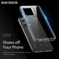 DUX DUCIS CLIN เคสโทรศัพท์ทนกระแทกแข็ง เคสใสป้องกันการเกิดสีเหลืองการป้องกันเต็มรูปแบบ สำหรับ Xiaomi Redmi Note 12 12 Pro Note 12 Pro Plus 5G