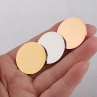 [COD] Mirror titanium steel non-porous disc lettering pendant 1.5x19/25/20/23mm multi-size accessories