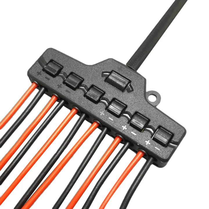 BC 1 In 6 Out Line Splitter Quick Connect Low Voltage Wire Splitter