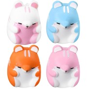 Đồ chơi squishy dẻo hình chuột hamster dễ thương nhiều màu