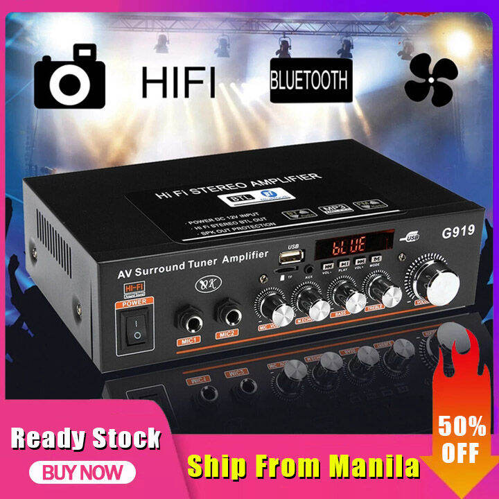 G919 HIFI Bluetooth Digital Power Audio Amplifier Board 18W+18W Stereo