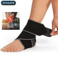 1Pcs ปรับการบีบอัดข้อเท้าสนับสนุน Wrap,ข้อเท้าที่สมบูรณ์แบบสำหรับ Plantar Fasciitis,Achilles Tendon,Minor Sprains,กีฬา