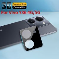 กล้อง Y36ฟิล์มสำหรับ Vivo 4G 5G VivoY36 2023 3D Curverd ดำปกป้องป้องกันทุกส่วนเลนส์ HD กระจกนิรภัยป้องกันป้องกันรอยขีดข่วน