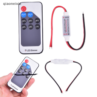 qiaoneixie 9คีย์12V สีเดียว LED Controller พร้อม LED REMOTE dimmer สำหรับ LED Strip