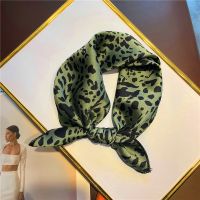 ❈⊙  2022 New Print Neckerchief  Scarves Female Shawl and Wraps Summer Lady Hair Scarf Silk Square Fashion Head Band  Bandana