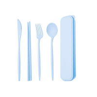 Worker Cutlery Lunch With Box Knife Fork Dinnerware Student Creative Tableware Set Portable