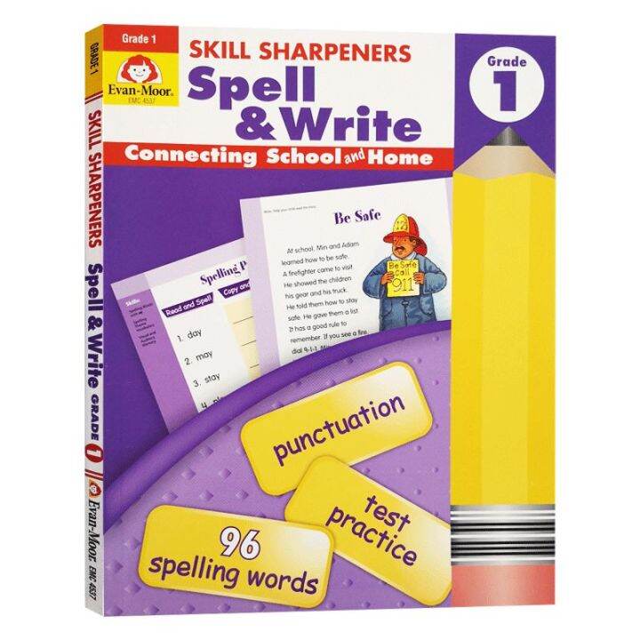 Original English Skill pencil Sharpeners spelling exercise book Grade 1