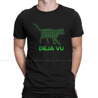 Deja Vu Cat Essential  Special TShirt The Matrix Neo Science Fiction Film Leisure T Shirt Newest T-shirt For Adult 4XL 5XL 6XL