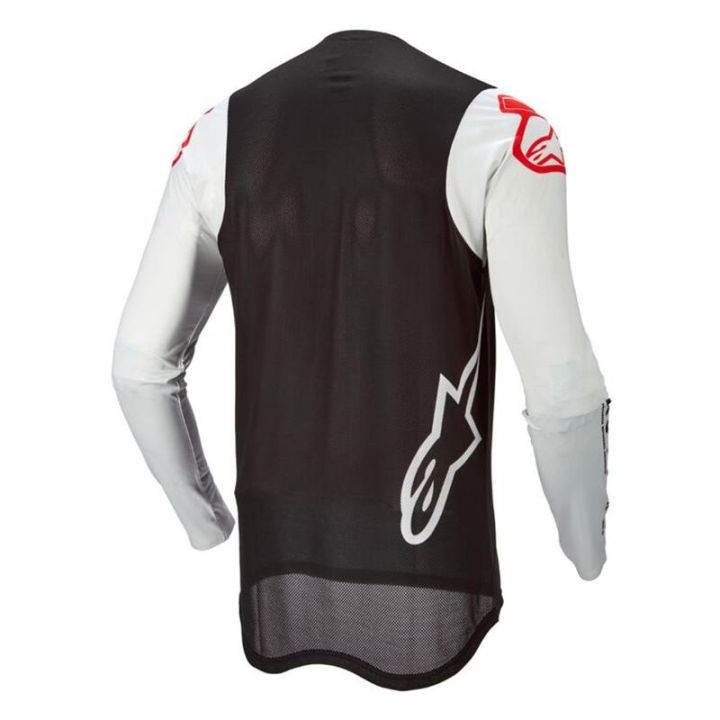 เสื้อนักแข่งมอเตอร์ไซค์-เสื้อเจอร์ซีย์นักแข่ง-alpinestars-แขนยาวเสื้อผ้าสำหรับขี่มอเตอร์ไซค์แห้งเร็วชุดแข่งขันจักรยานเสือภูเขา
